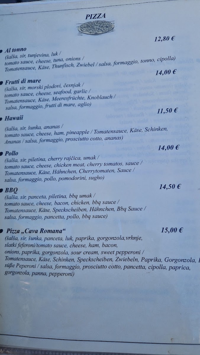 Menu Bistro Cava Romana-1